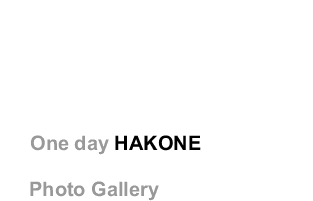 One day HAKONE Photo Gallery